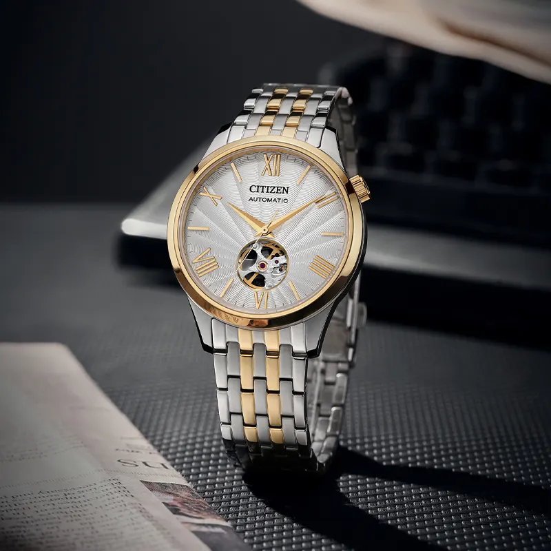 Citizen Open Heart Two-Tone Men’s Watch- NH9136-88A